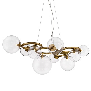 Люстра подвесная DELIGHT COLLECTION PUPPET P68092-9 brass