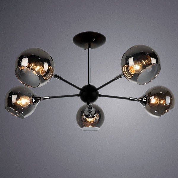 Люстра потолочная ARTE LAMP LAGOS A2708PL-5BK