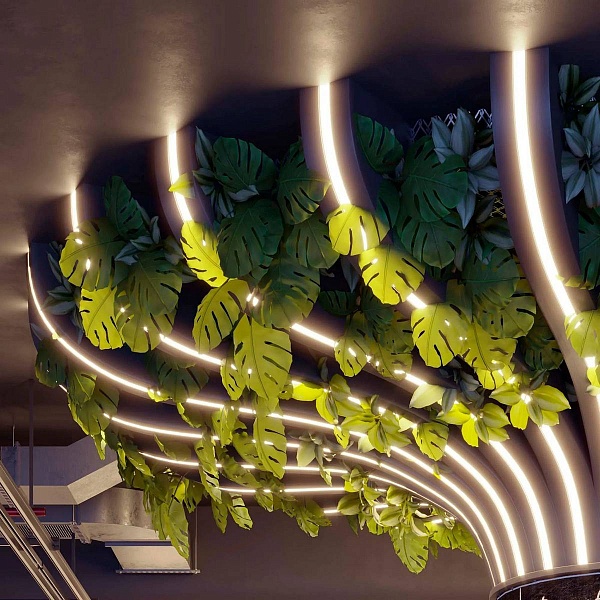 Профиль для ленты LED врезной FANTOM 27,3x98,6мм без рассеивателя (2м) 46429 ARLIGHT