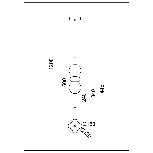 Подвес ARTE LAMP VASSOIO A6835SP-12SM