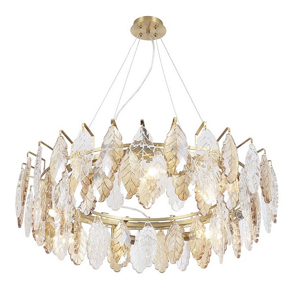 Люстра подвесная CRYSTAL LUX TREVI SP8 BRASS