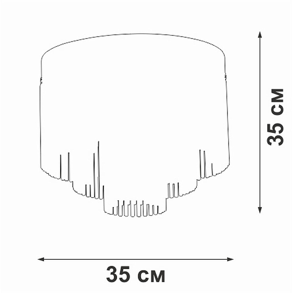 Люстра потолочная VITALUCE  V53570-8/7PL