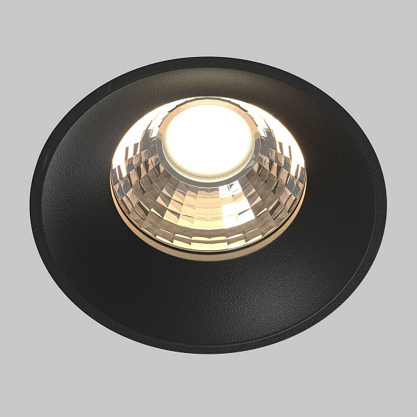 Светильник встраиваемый MAYTONI ROUND DL058-12W3K-TRS-B