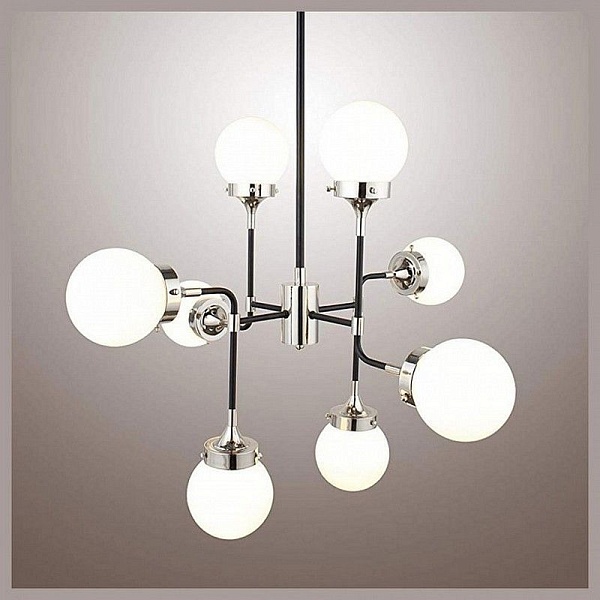 Люстра подвесная DELIGHT COLLECTION BISTRO GLOBE KG0521P-8W