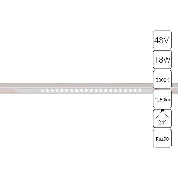Трековый светильник ARTE LAMP OPTIMA A7287PL-1WH