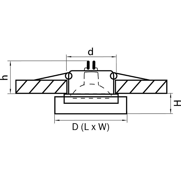 Светильник встраиваемый LIGHTSTAR LEI MINI 006130