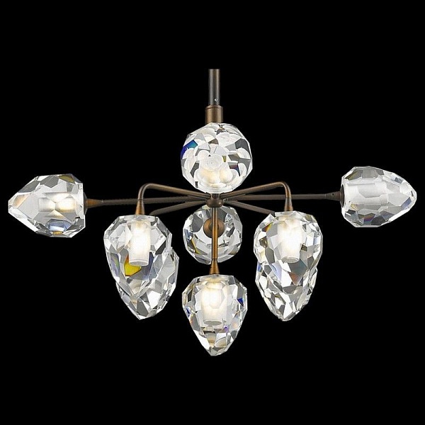 Люстра подвесная DELIGHT COLLECTION ON THE ROCKS P68038L-9 gold