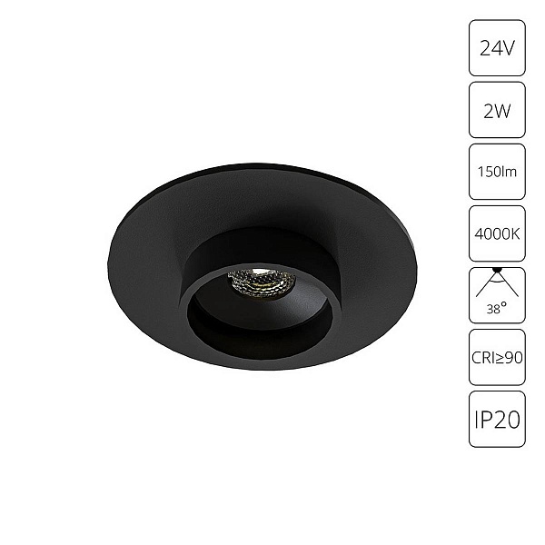 Спот ARTE LAMP PRESTO A6182PL-1BK