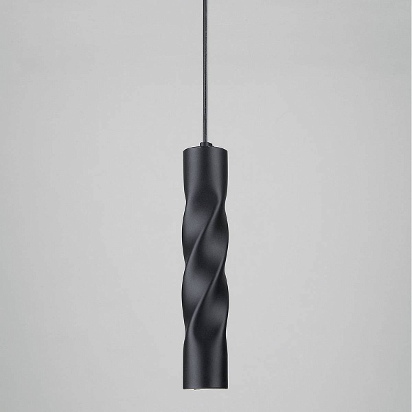 Подвес EUROSVET SCROLL 50136/1 LED черный 5W