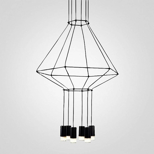 Люстра подвесная IMPERIUMLOFT VIBIA WIREFLOW 84532-22