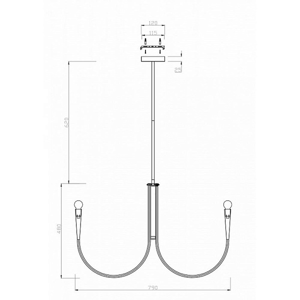 Люстра подвесная FREYA BRANCHES FR5253PL-08N