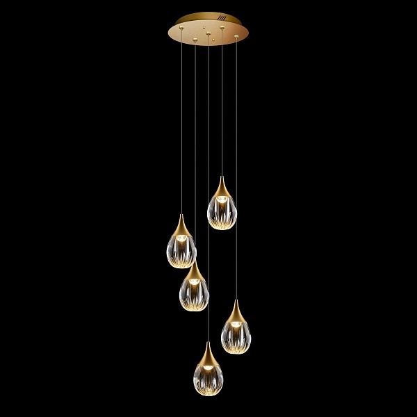 Подвес DELIGHT COLLECTION STILLA MD24001004-5A gold/clear