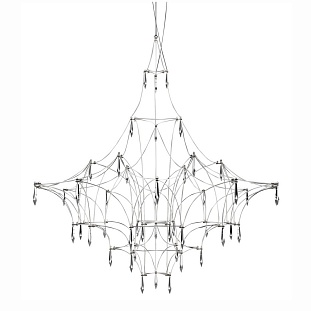 Люстра подвесная DELIGHT COLLECTION LUCCIOLA MD18001068-1E chrome