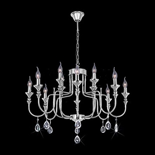 Люстра подвесная CITILUX РИГА ХРОМ CL437221