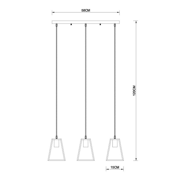 Подвес ARTE LAMP BRUSSELS A8030SP-3WH