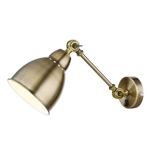 Бра ARTE LAMP Braccio A2054AP-1AB