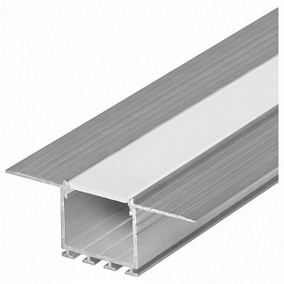 Профиль для ленты LED врезной PLS-LOCK-H25-F-HIDE-2000 67x25мм без рассеивателя (2м) 019409 ARLIGHT