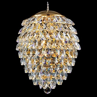 Подвес CRYSTAL LUX CHARME SP6 GOLD/TRANSPARENT