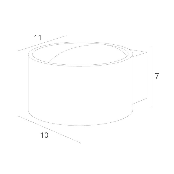 Бра ARTE LAMP CERCHIO  A1417AP-1GY