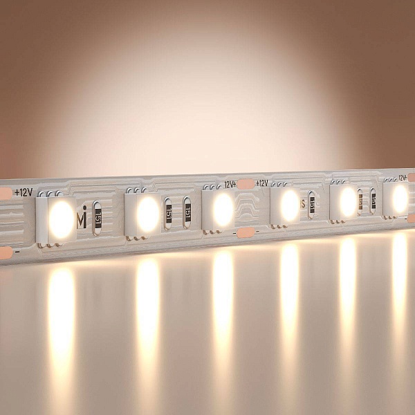 Лента LED BASE 14,4 W/m 12V IP20 5050/60 4000K 10mm (5м) 201184 MAYTONI