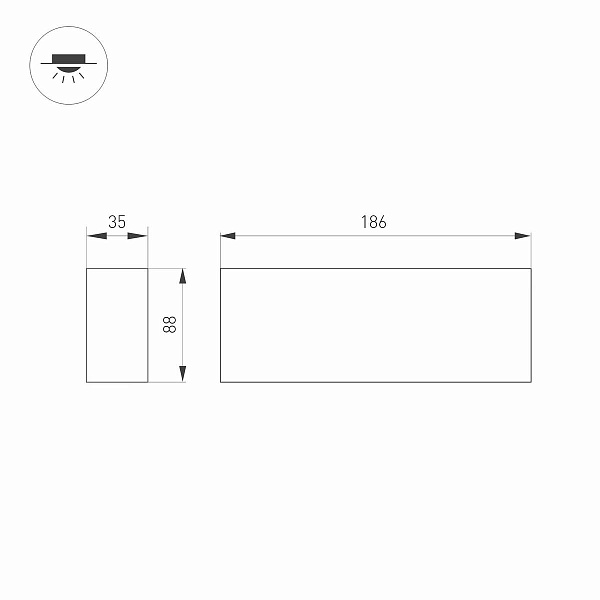 Спот ARLIGHT ORIENT 31860