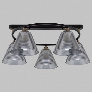 Люстра потолочная IMEX MD.5948 MD.5948-5-S-BK+AB