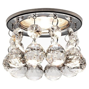 Светильник встраиваемый AMBRELLA LIGHT CRYSTAL K2051 CH/CL