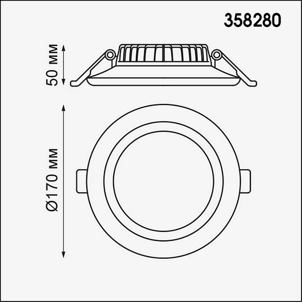 Светильник встраиваемый NOVOTECH JOIA 358280