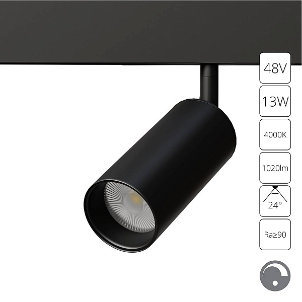 Трековый светильник ARTE LAMP LINEA A4681PL-1BK