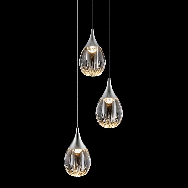 Подвес DELIGHT COLLECTION STILLA MD24001004-3A chrome/clear
