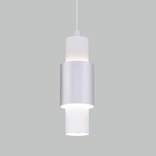 Подвес EUROSVET BENTO 50204/1 LED белый/матовое серебро
