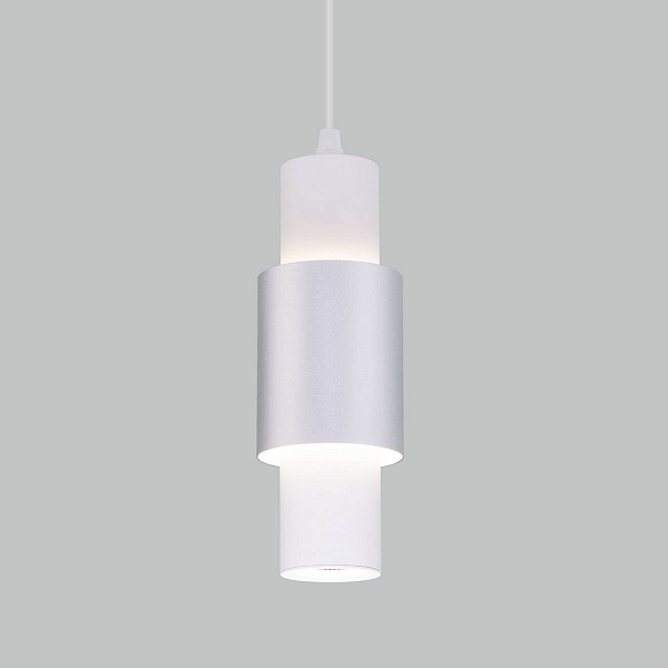 Подвес EUROSVET BENTO 50204/1 LED белый/матовое серебро