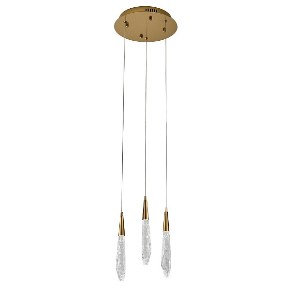 Подвес DELIGHT COLLECTION OD2438 OD2438-3 gold/clear