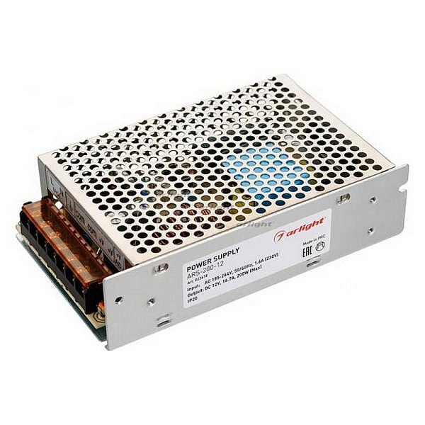 Блок питания ARLIGHT ARS 12V 200W IP20 23610