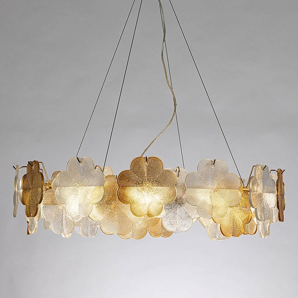 Люстра подвесная ARTE LAMP MALLIKA A4077SP-10GO