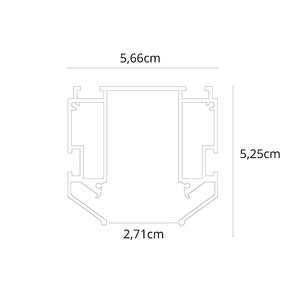 Профиль для магнитного шинопровода ARTE LAMP LINEA-ACCESSORIES A620205