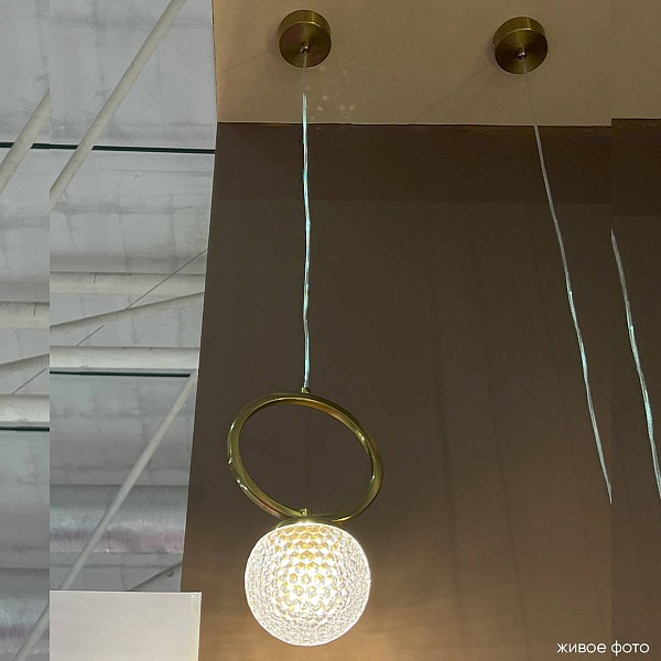 Подвес CRYSTAL LUX CAROLINA SP1 V1 BRASS