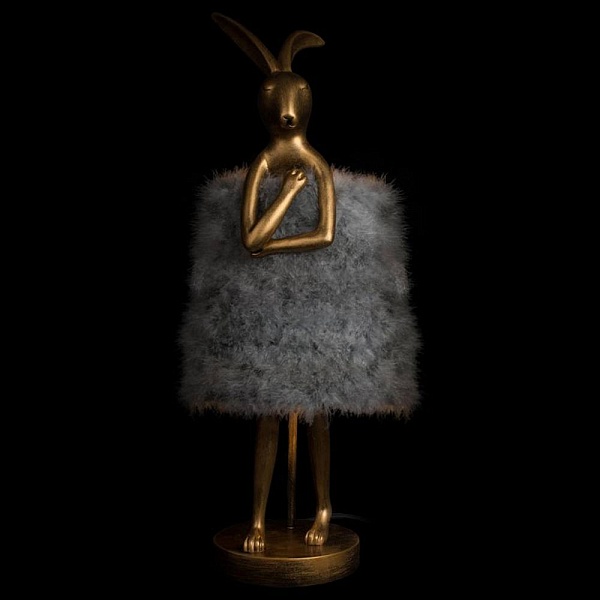 Настольная лампа LOFT IT LAPINE 10315/B Grey fluff