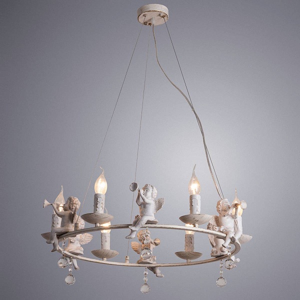 Люстра подвесная ARTE LAMP AMUR A1133SP-6WG