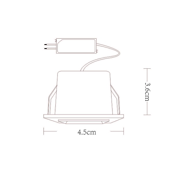 Светильник встраиваемый ARTE LAMP Grill A3153PL-1BK