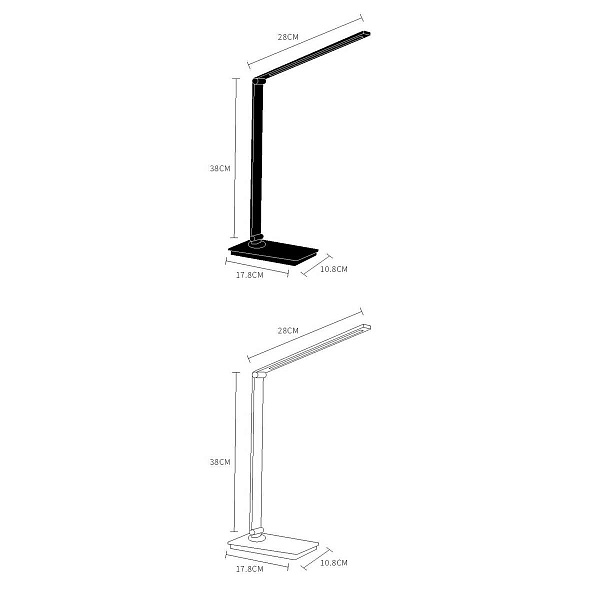 Настольная лампа ARTE LAMP EDWARD A5126LT-1BK