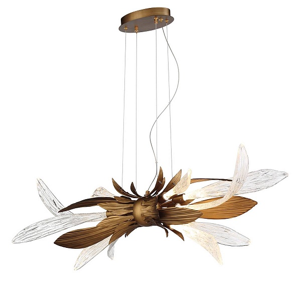 Люстра подвесная DELIGHT COLLECTION RP168416 RP168416-11 bronze/clear