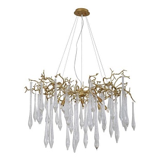 Люстра подвесная CRYSTAL LUX REINA Reina SP8 D1000 Gold Pearl