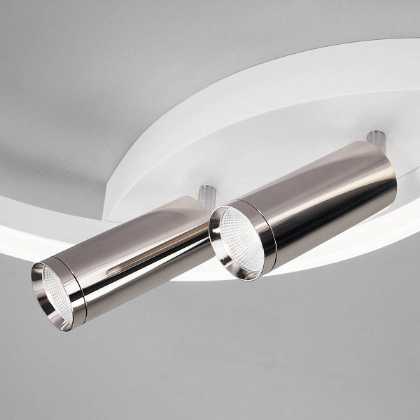 Люстра потолочная EUROSVET LUMINARI 90247/3 белый/хром Smart