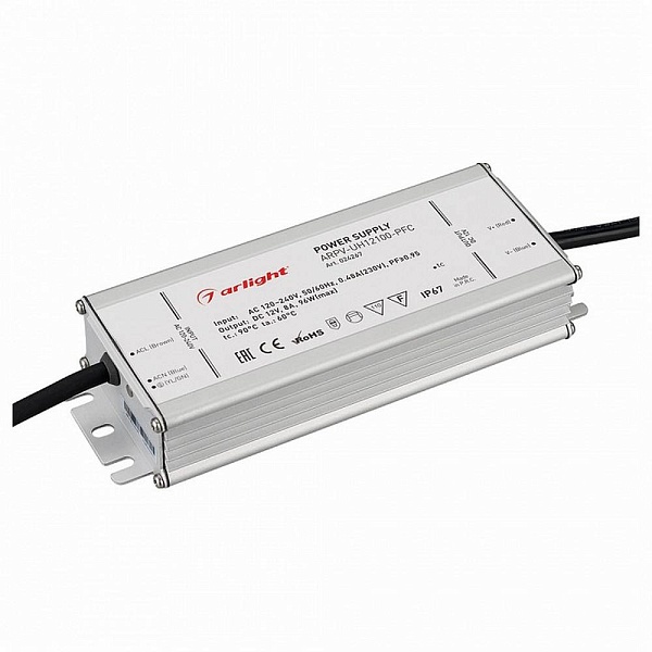 Блок питания ARLIGHT ARPV-UH 12V 96W IP67 24267