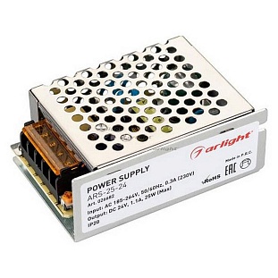 Блок питания ARLIGHT ARS 24V 25W IP20 26682