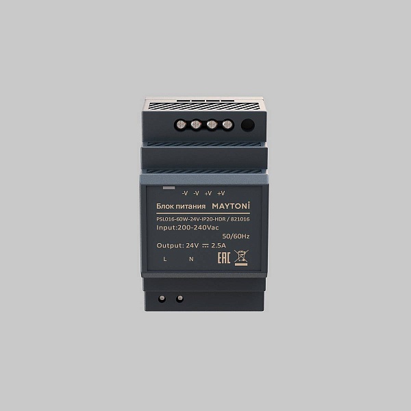 Блок питания MAYTONI LED STRIP DRIVERS 24V 60W IP20 821016