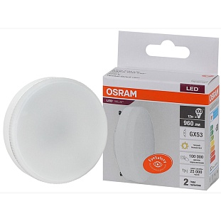 Лампа LED GX53  12W/830 220V таблетка 960Lm OSRAM