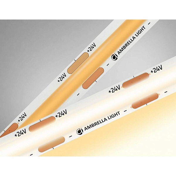 Лента LED 12 W/m 24V IP20 2835/480 3000K 8mm (5м) GS4701 AMBRELLA LIGHT