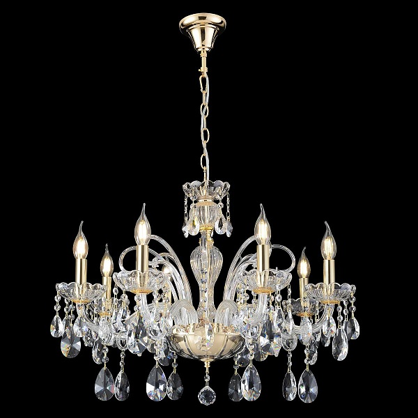 Люстра подвесная CRYSTAL LUX MONICA SP8 GOLD